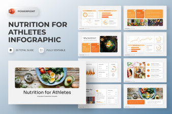 Nutrition for Athletes Infographic PowerPoint Template